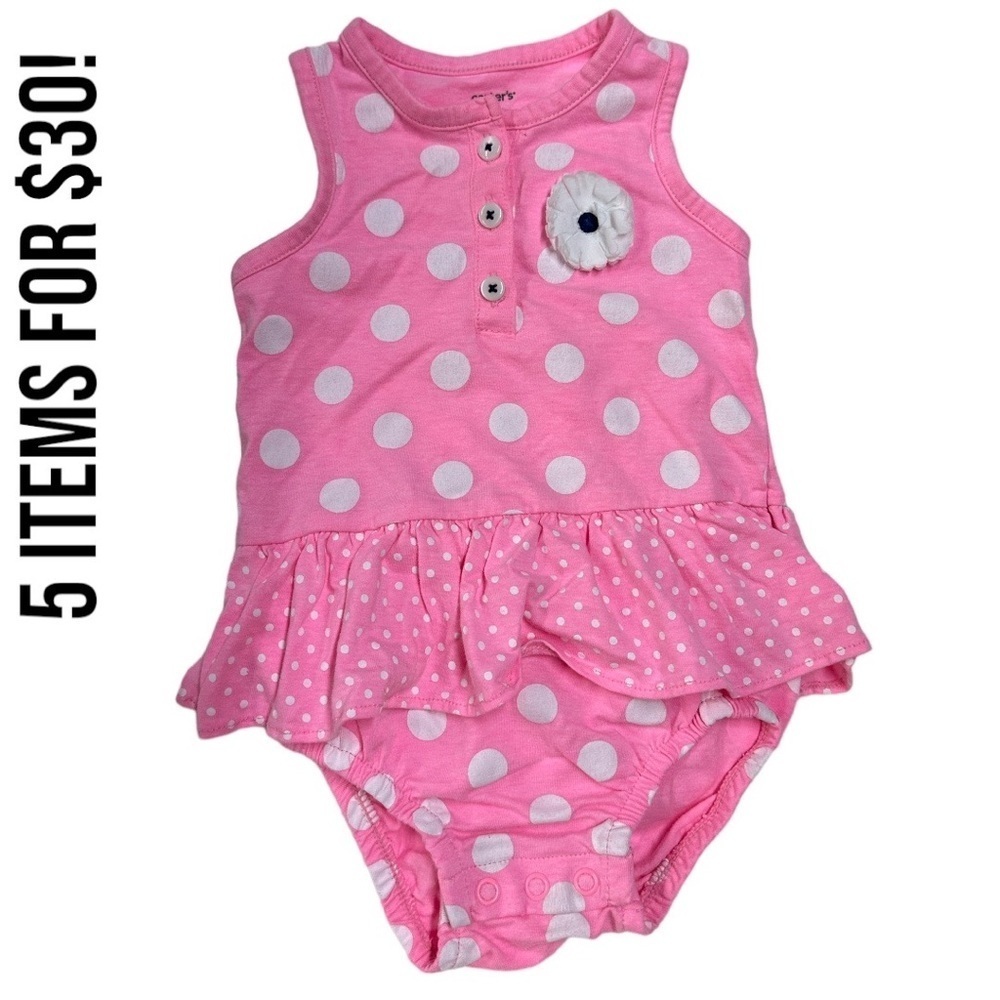 5/$30 Carter’s 6m baby girl bodysuit dress​